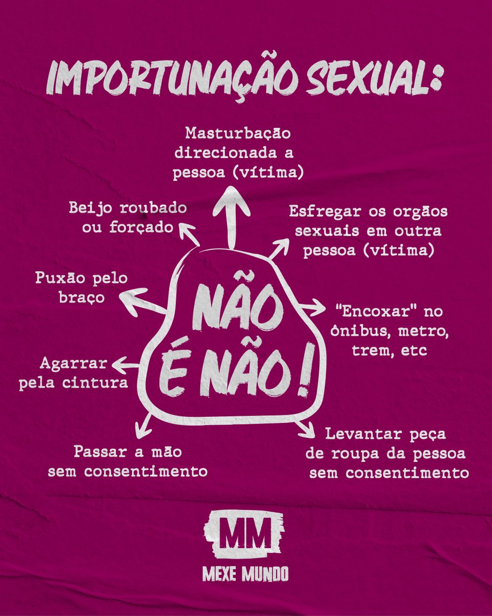 MexeMundo's tweet photo. Lei n° 13.718/18 
criminaliza atos libidinosos 
sem o consentimento da vítima, 
como toques inapropriados; 

Denuncie:
PM: 190 
Centro de Atendimento à Mulher: 180 
O Disque-Denúncia: 181 

#Bbb23  #Crime #McGuime #CaradeSapato #LaCasaDeLosFamosos https://t.co/89zC8hFbhB