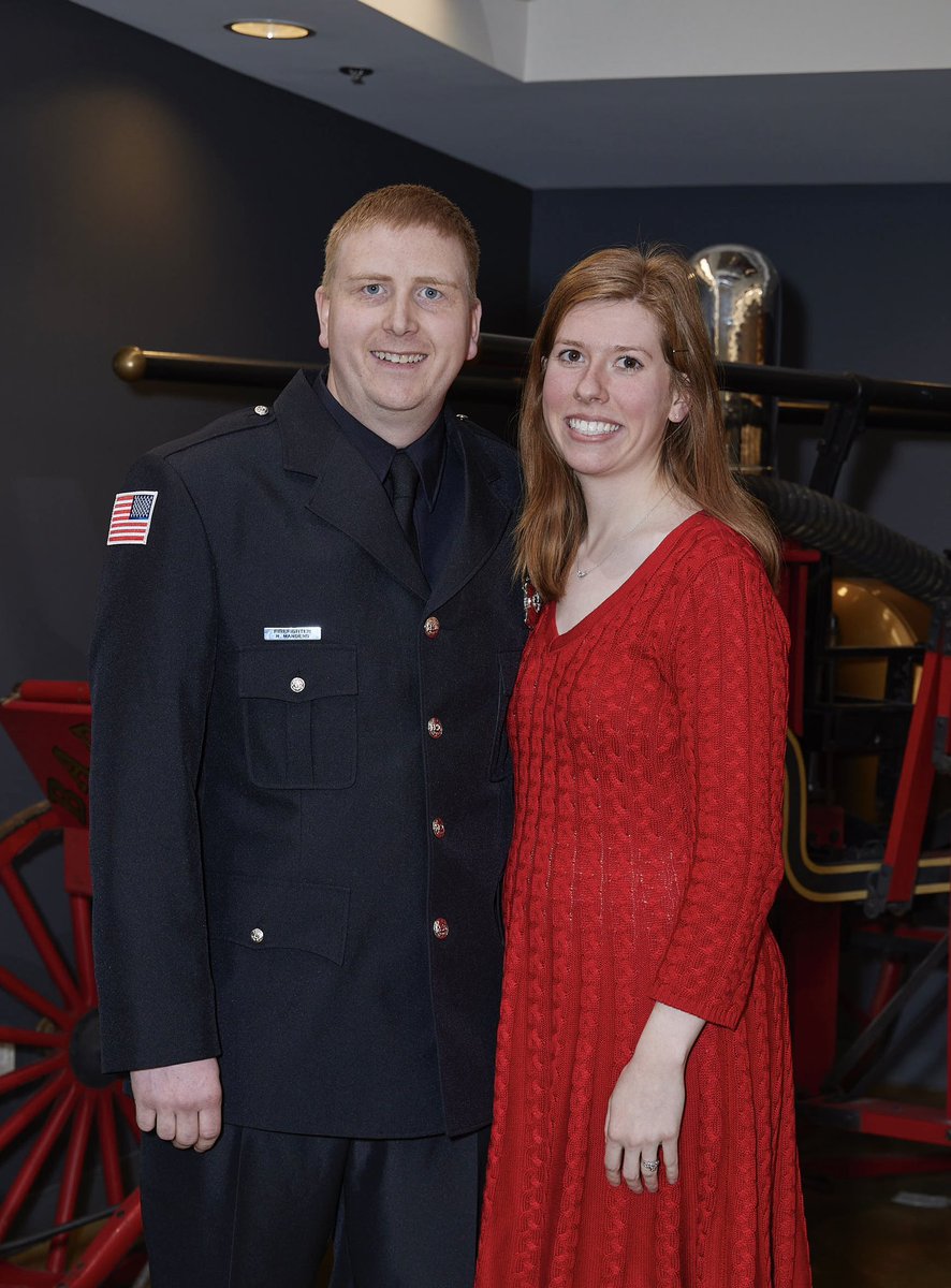BartlettFire's tweet photo. Yesterday we celebrated the official swearing in of our newest member Nick Manders. Congratulations! https://t.co/27ZA9jwoLp