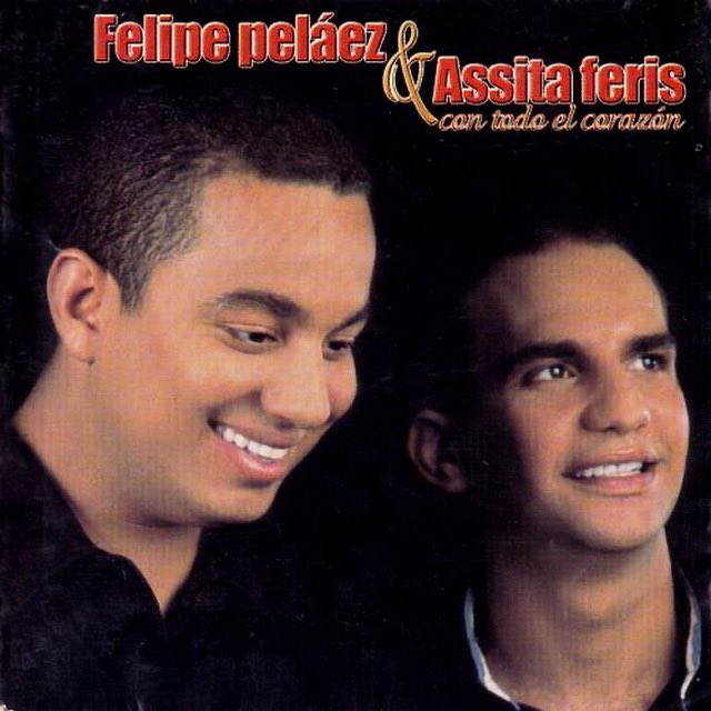 AssitaFeris's tweet photo. El #tbt de hoy es con esta carátula que quedó para la historia, junto a mi hermano @FelipePelaez, su segundo álbum que llevo por título “Con todo el corazón” del año 2000 https://t.co/Z3s5nLfAWz