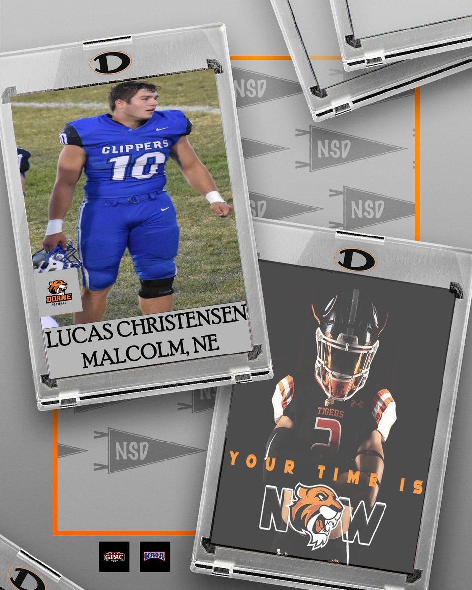 Lucas_Ch16316's tweet photo. I found my home with the @DoaneFootball team! This couldnβt have been done without the help of my coaches and teammates, for that Iβm ever grateful. Malcolm fans, I hope you continue to cheer me as I continue my journey, thank you.
@RaiseTheAnchor @malcolmfball @BesslerChris https://t.co/QH1epCSZDJ
