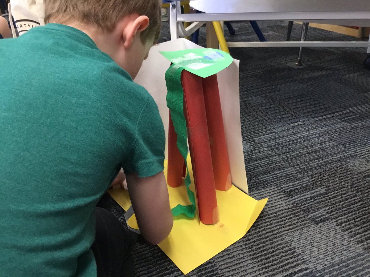 MrsDeAngelisRH's tweet photo. Ss worked cooperatively to build leprechaun traps today. Will we catch one? Stay tuned… we’ll see tomorrow! @RobertHunterES @FlemRarSchools https://t.co/e4kkVa2Jin