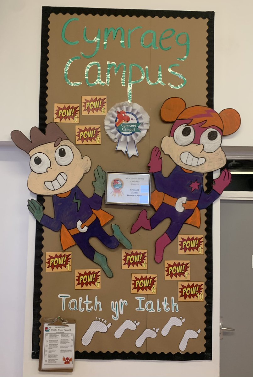 ARWYR CYMRAEG BRYN HYFRYD (@criwcymraegmps) on Twitter photo Mae Criw Cymraeg wedi bod yn brysur iawn yn creu bwrdd Cymraeg Campus newydd gyda’u harwyr #SerenaSbarc! Loving our updated display with our Welsh Language Charter mascots that tracks our Cymraeg Campus Arian progress <a href="/MP_Primary/">Mount Pleasant</a> <a href="/EAS_Cymraeg/">Cefnogi'r Gymraeg</a> Mae Criw Cymraeg wedi bod yn brysur iawn yn creu bwrdd Cymraeg Campus newydd gyda’u harwyr #SerenaSbarc! Loving our updated display with our Welsh Language Charter mascots that tracks our Cymraeg Campus Arian progress <a href="/MP_Primary/">Mount Pleasant</a> <a href="/EAS_Cymraeg/">Cefnogi'r Gymraeg</a>