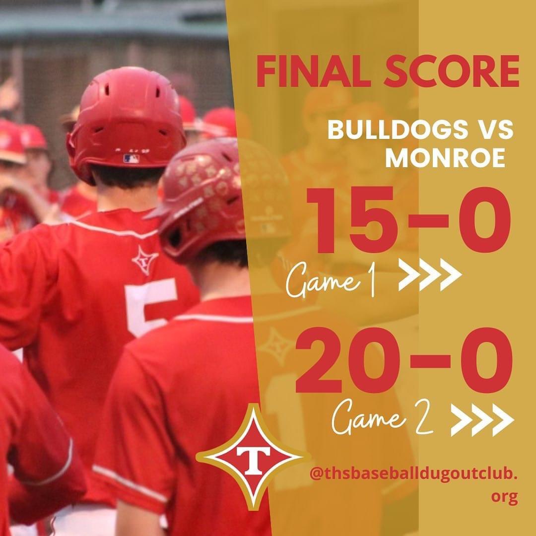 THSBulldogsBall's tweet photo. Dogs win two over the Golden Tornadoes.
#ThisisRegion #FortheT #roseciTy https://t.co/eln2uMweox
