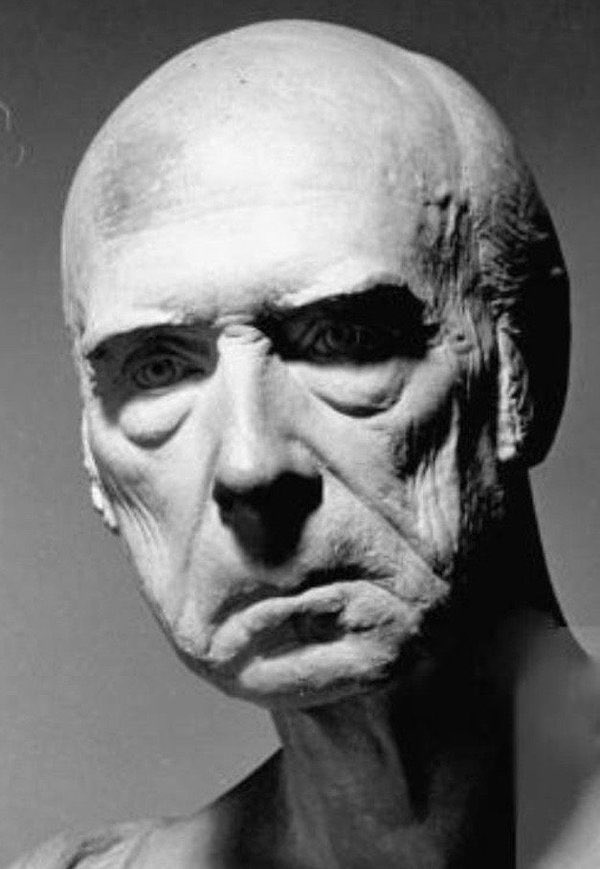 James Madison was born today 1751—this bust was made from life mask when he was age 74: #Browere