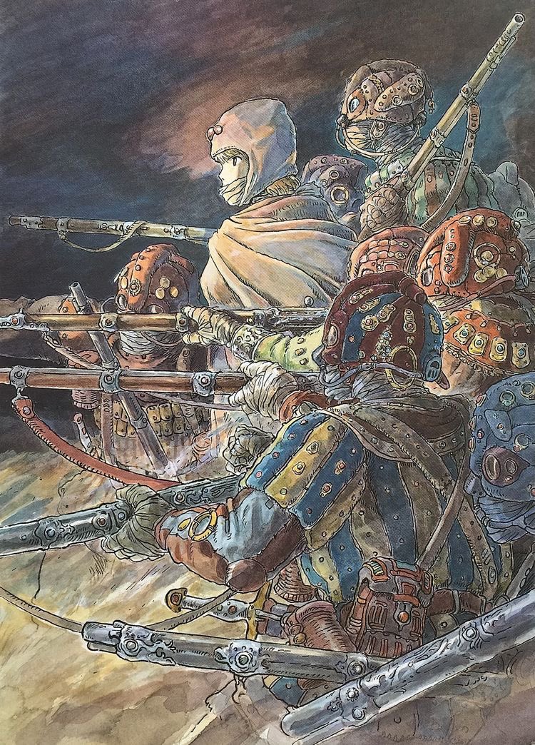 xe0_xeo's tweet photo. Illustrations by Japanese artist Hayao Miyazaki https://t.co/AI49yK54IU