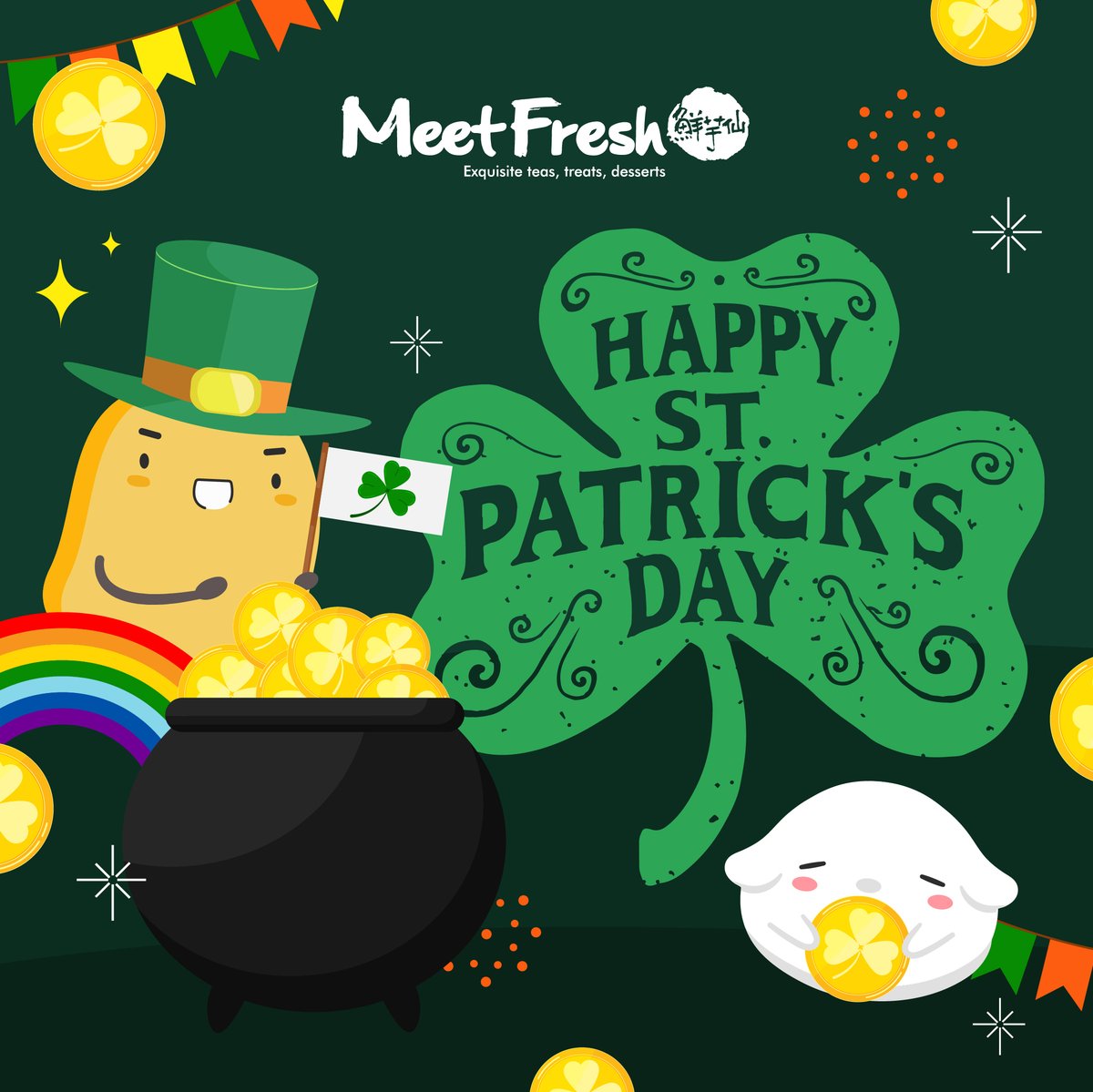 meetfreshusa's tweet photo. What an exciting week for us! Check out our St. Patrick's Day 🍀 deal PLUS a new item series we just launched! 👀😲 
View the link below for more info! ⬇️
https://t.co/0yswxLWO9A https://t.co/qZCERzebAc