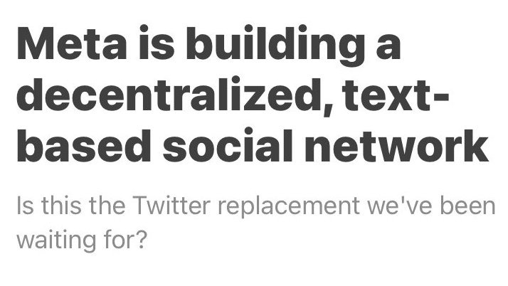 #ComunidadTIC 
Desde Meta remarcan que están en el camino de explorar una red social autónoma descentralizada para compartir textos.

ℹ️ sontrip.com.ar/se-viene-un-tw…