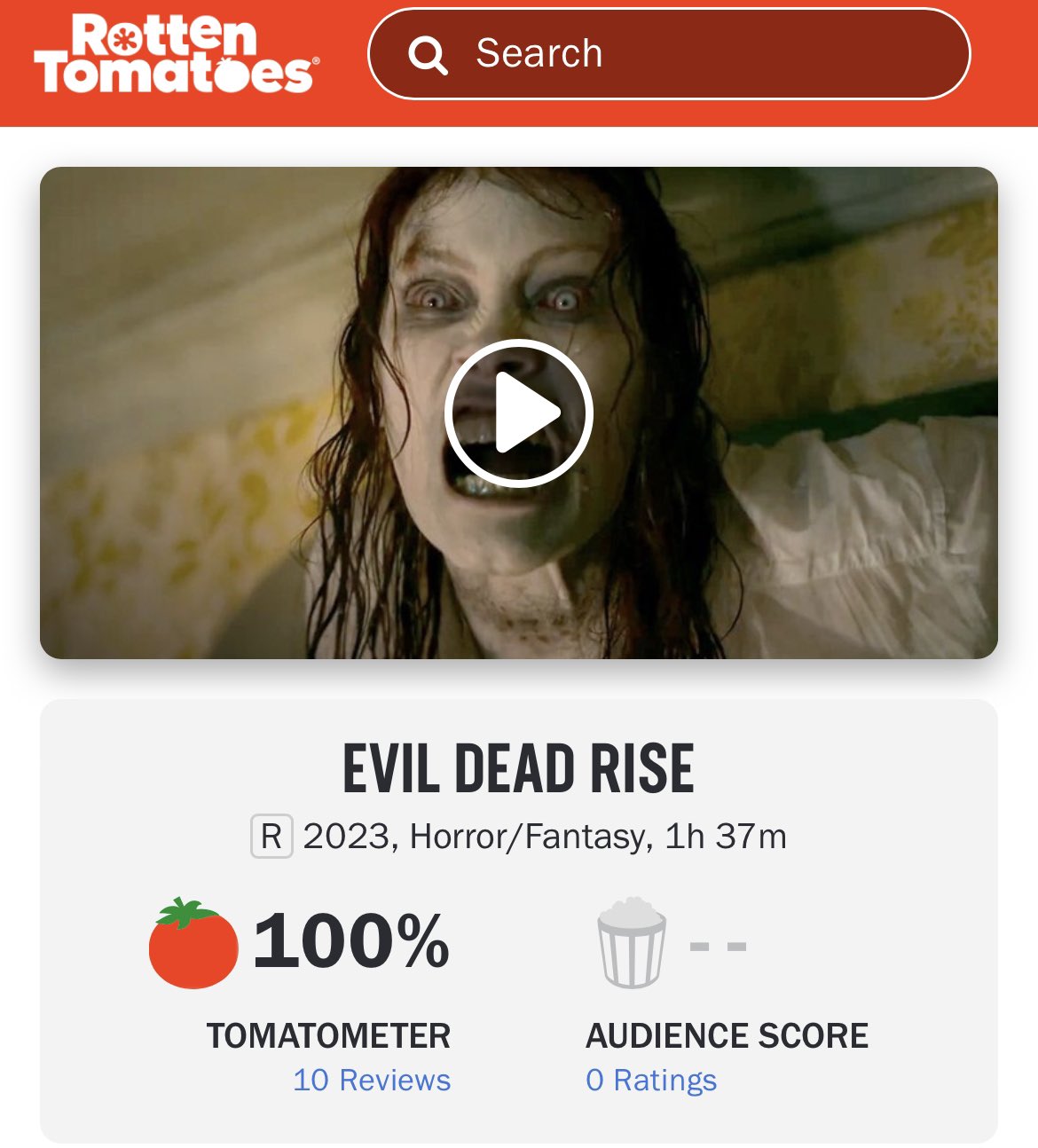 Evil Dead Rise's Rotten Tomatoes Score Sets New Franchise Record