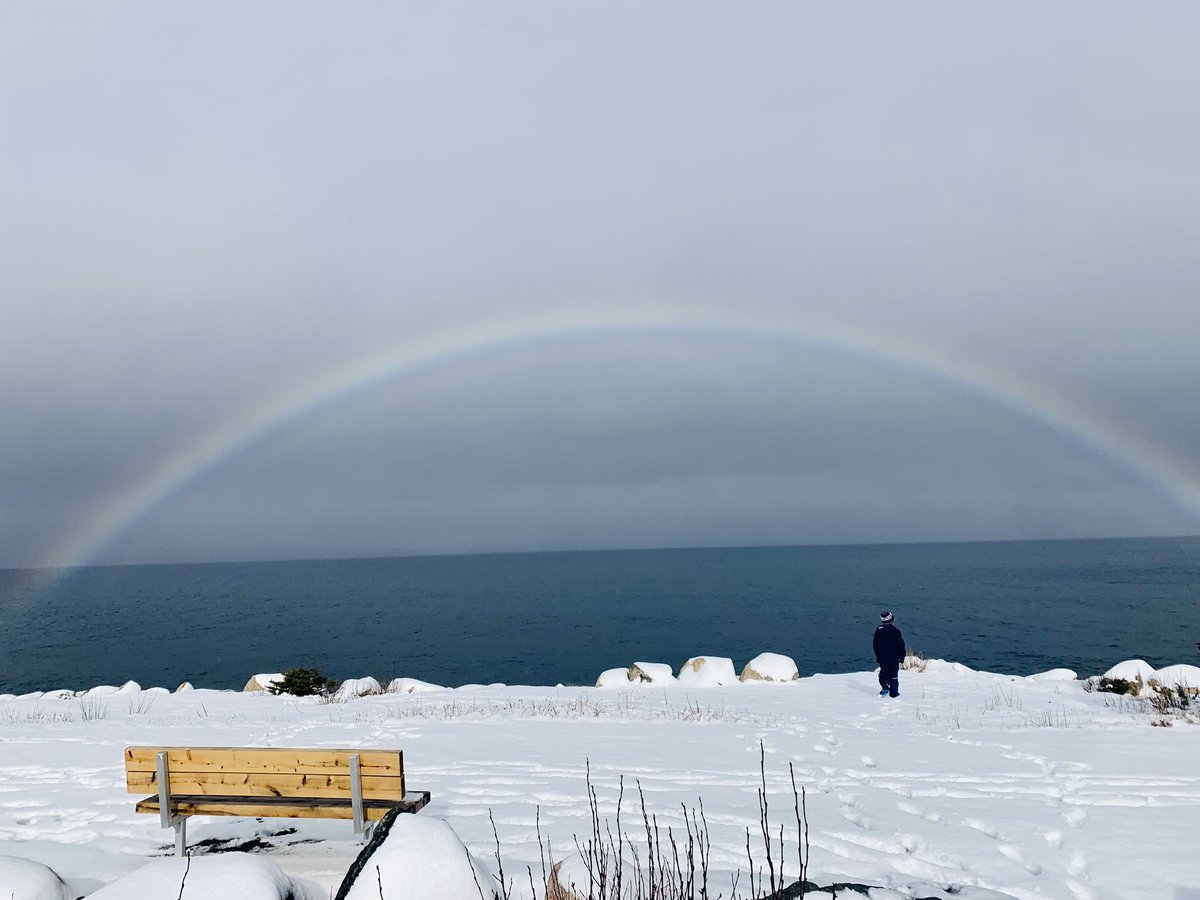 MsWest162's tweet photo. A beautiful rainbow over CBS today!  #nlwx https://t.co/o1JfHr2guJ