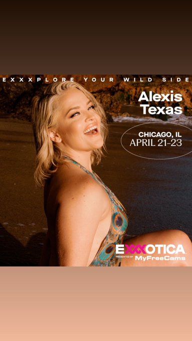 Hey #TeamTexass!! I’m so excited to see you guys at @exxxotica in Chicago for their 50th show!! 

Come