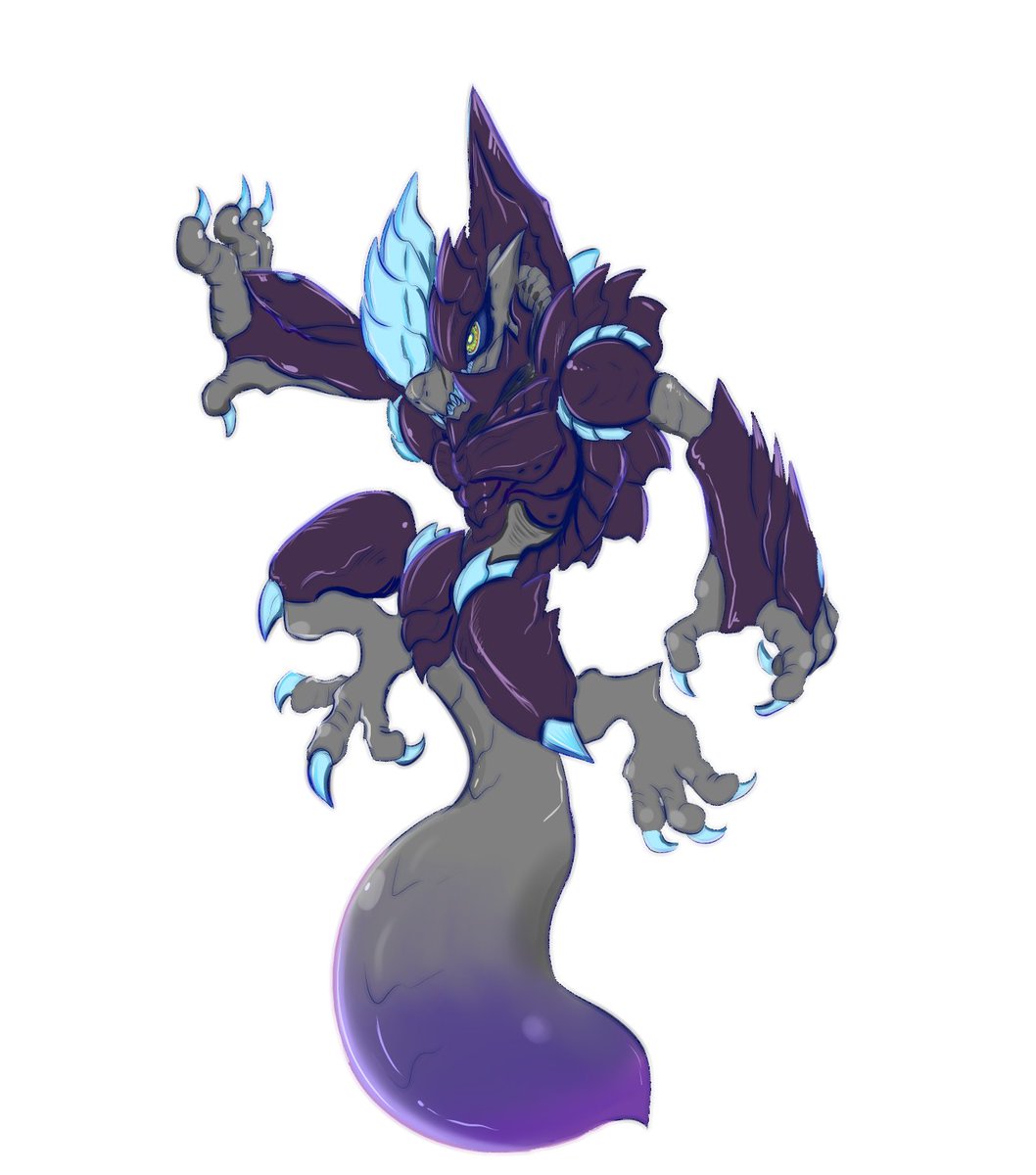 CrcherPrtre's tweet photo. #kaiju #oc #daikaiju #kaijuart #turtledragon #longui #giantmonster https://t.co/iSm8IlsB3r