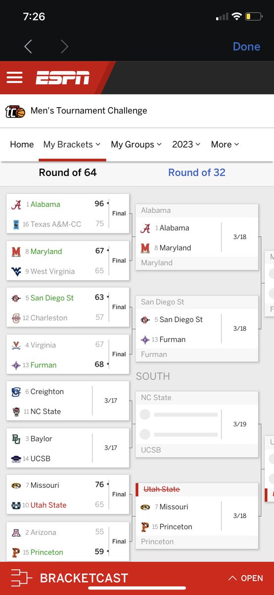howat_doinn's tweet photo. @wpri12 @ABC6 @NBC10 @wpri_feed 

3 year old from Narragansett chooses both upsets in her bracket 
#NCAA #MarchMadness #Furman #Princeton https://t.co/dHwQ4iSRSv
