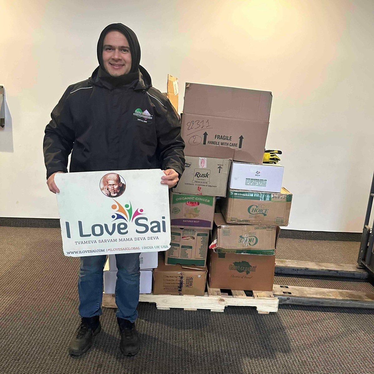TableToTableOrg's tweet image. Thank you to the donors at I Love Sai for the incredible pallet of food collected!
#ILoveSai