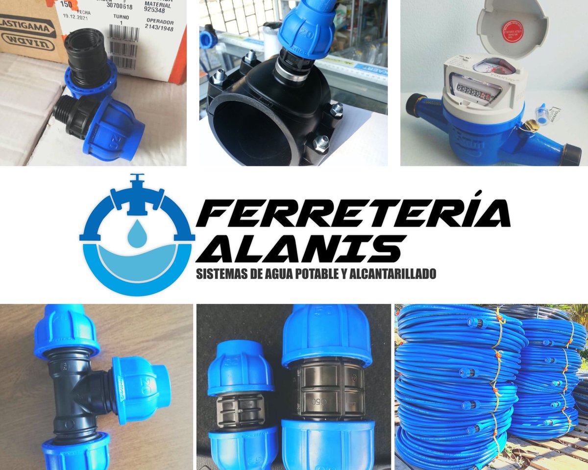 dimer65's tweet image. Accesorios en pvc, acero y hierro fundido para proyectos de agua potable y alcantarillado.
Contamos con fabrica de accesorios PVC ensamblados y termoformados en diámetros 20mm a 560mm de 1/2 a 24" en unión E/C y U/Z para riego ,agua potable y alcantarillado.Valvula de compuerta