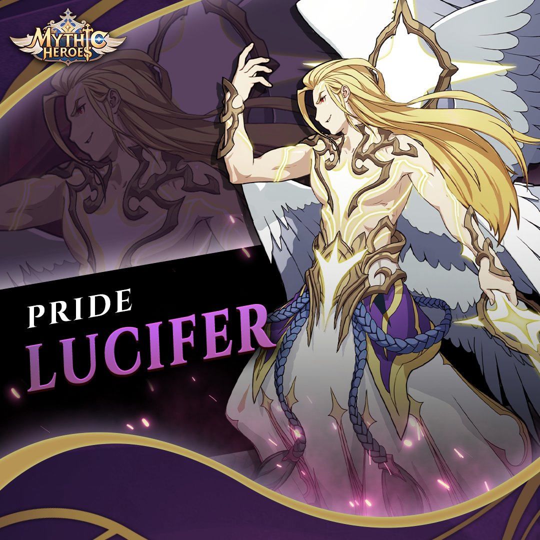 Corrupted by immense sin, the Demonlord of Pride, Lucifer, wreaks havoc and shares his burden onto his foes! Corrupting enemies, Lucifer will never swallow his pride, making sure he will ALWAYS be the strongest on the battlefield!

#MythicHeroes #SinfulAbyss