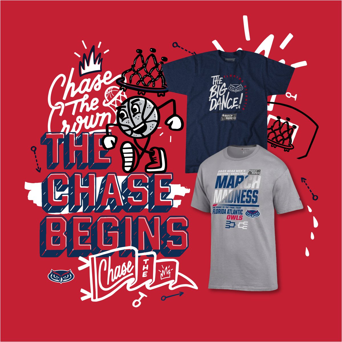 flaatlanticgear's tweet image. It's time to gear up, Owls! Grab your #MarchMadness t-shirts from the FAU Campus Store or click the link below to shop online!

👉🛒 fau.edu/ncaa-gear/