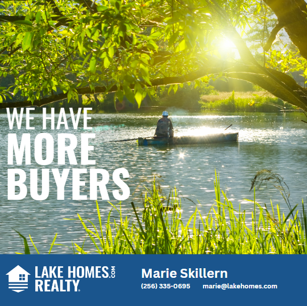 MarieSkillern1's tweet photo. If you're looking to sell your lake home, look no further! I'd love to help you, plus we have qualified buyers.

#selling #buying #realty #lakerealty #homebuying #homeselling #lakehomes #lakehomesrealty #lakelife #lakeliving #alabamalakes #lakerealtor #lakerealestate https://t.co/gwCwHlr2fr