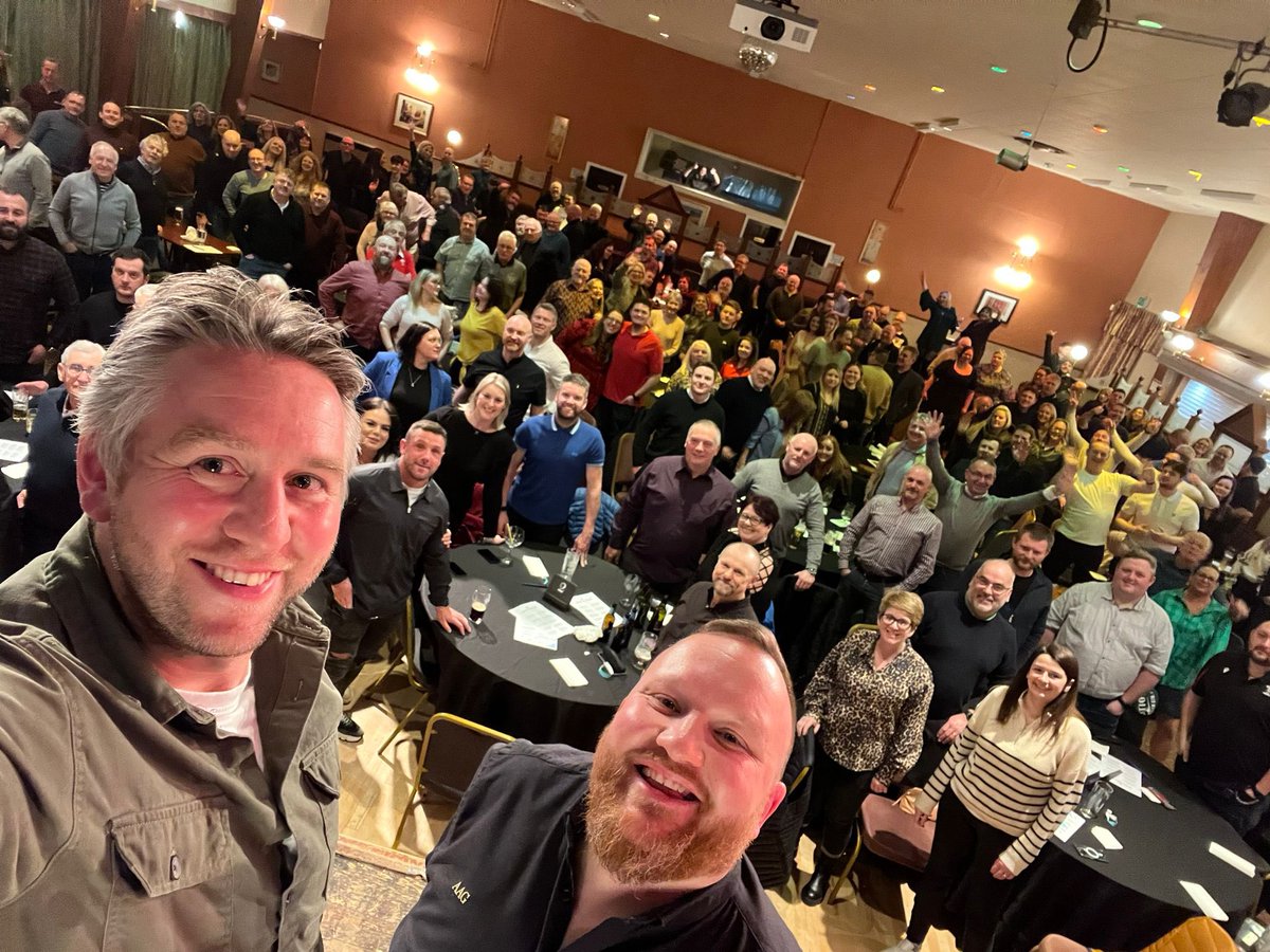 Well, it’s say to say <a href="/RyanJonesOnline/">Ryan Jones</a> was an absolute superstar. A proper gent and a fantastic guest. The food was delicious from <a href="/TheFatBoarWXM/">The Fat Boar Wrecsam</a> and we all had a brilliant night! Thank you all for your support, we can’t wait to see you again in June!