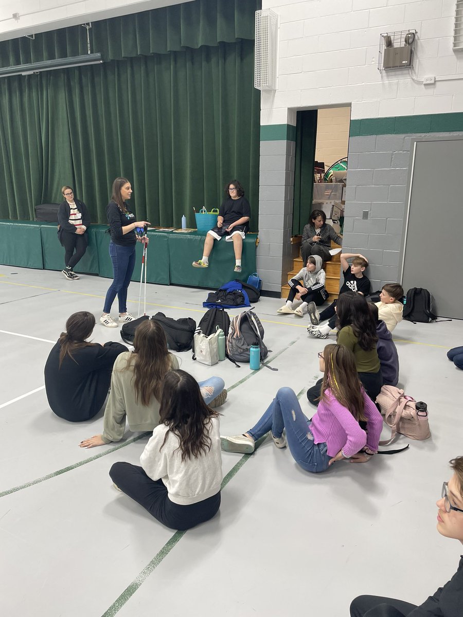 The entire 7th grade got to experience what life would be like if they had a few more challenges to navigate. What an awesome event by <a href="/WeAreWDSRA/">WeAreWDSRA</a> at RMS today! Lessons like this can be a cornerstone for teens that aren’t forgotten. 
#ProudToBeD12