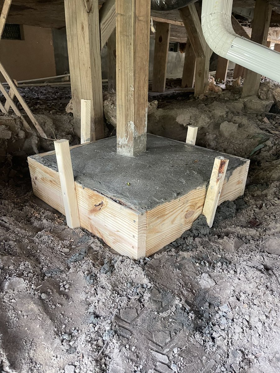 OnPointPMC's tweet image. Old Fort: footing repair