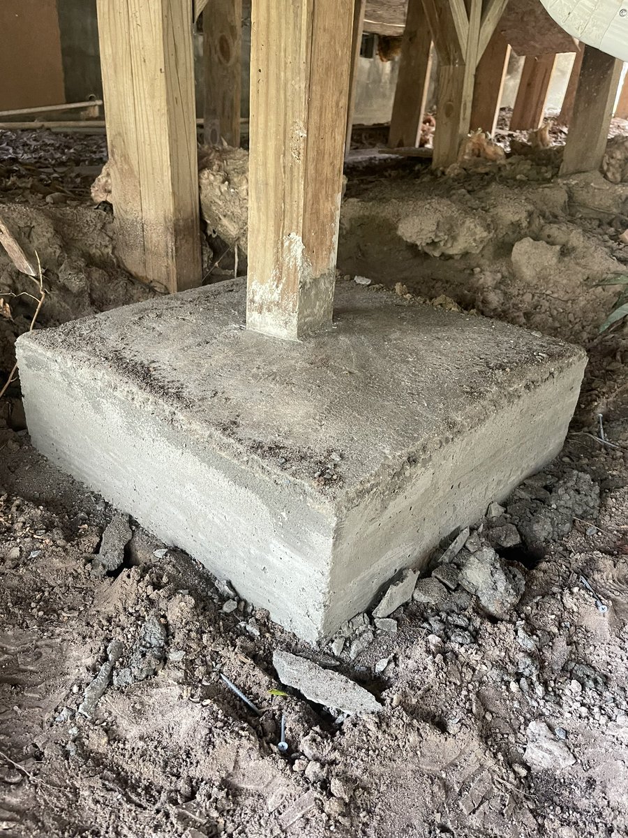 OnPointPMC's tweet image. Old Fort: footing repair