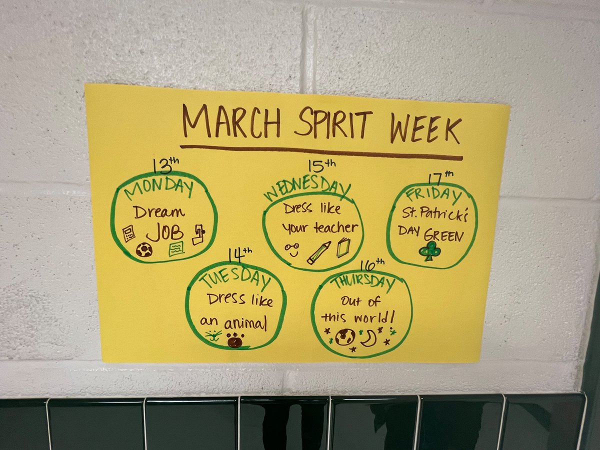 SchoolGbe's tweet photo. Spirit Week is so fun #spiritweek #march #educators #gbestrong #ourgbe #ourfcps #fcps @FCPSR5 @fcpsnews #petethecat https://t.co/llTKzfeE8R