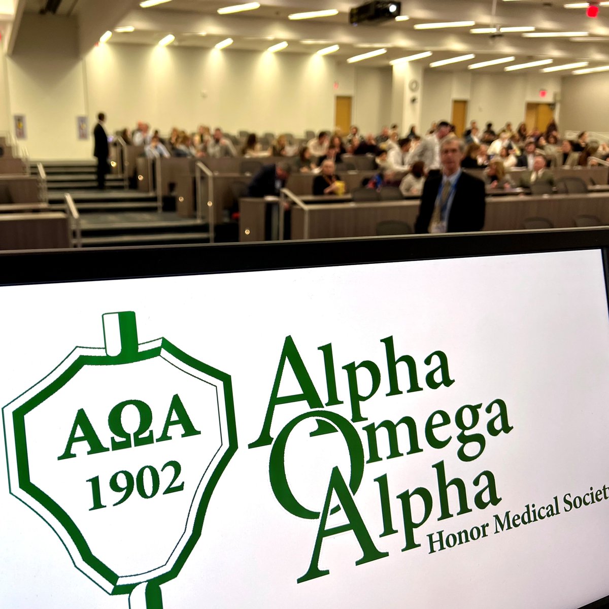 DrABrashear's tweet photo. Congratulations to all those at the @Jacobs_Med_UB who were inducted into the Alpha Omega Alpha (@AOA_society) Honor Medical Society tonight. The national medical honor society advocates for excellence in scholarship &amp; the highest ideals in the profession of medicine! https://t.co/v3onzT8iSY