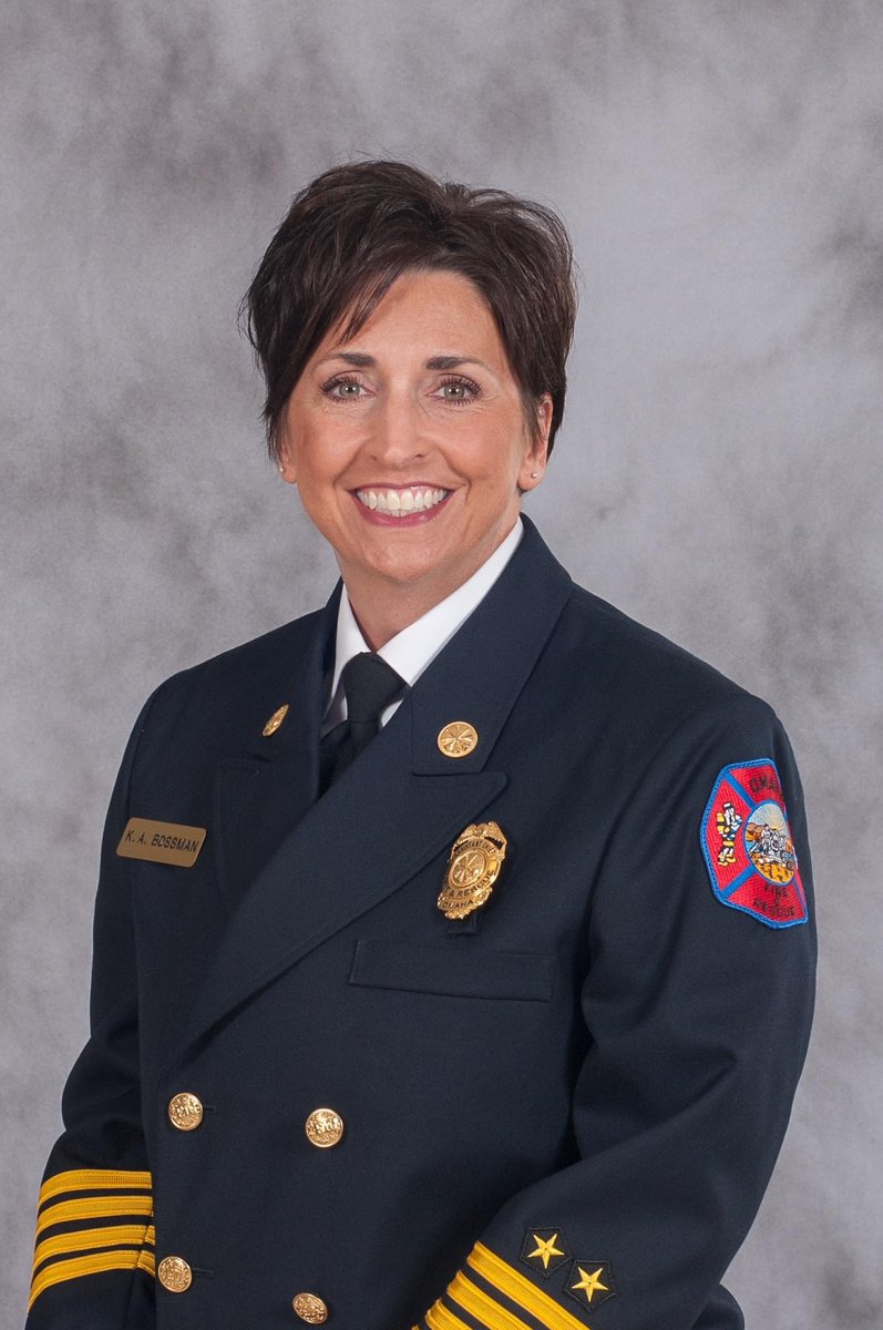 OFDFFGlover's tweet photo. On this day, #history was made as Kathy Bossman was selected as Fire Chief of the @OmahaFireDept . I am so proud to have witnessed this #monumentalmoment in real time. Chief Bossman is an amazing leader and living example of hard work paying off. Excited to see her in this role! https://t.co/qeSmXD3lPP