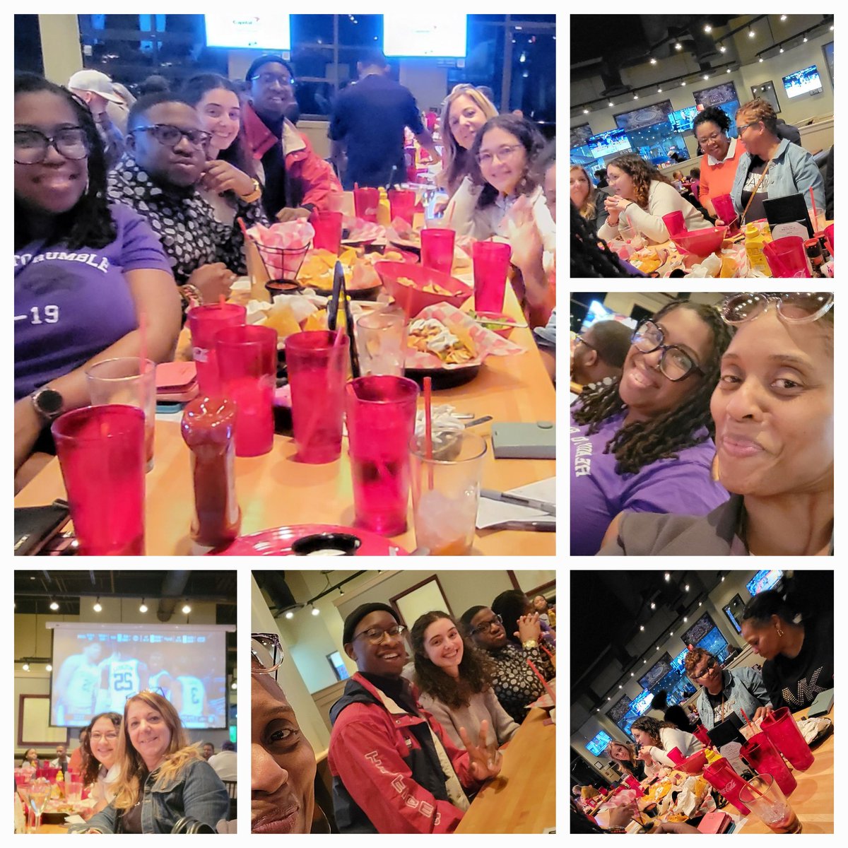 CBSM_007's tweet photo. Good fellowship with my @rvhs Colleagues at @TopDawgTavern! What's the next adventure? 🤔 😁💜 https://t.co/scxfqR9zCj