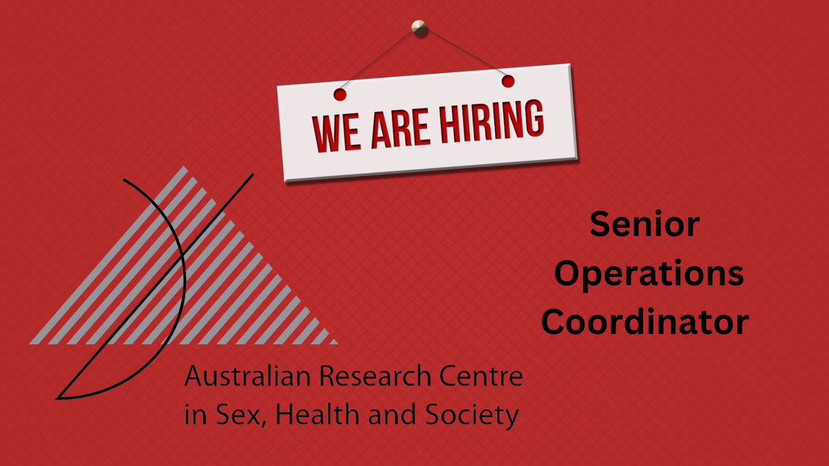Great job opportunity to be part of ARCSHS at La Trobe University. Apply now for the Senior Operations Coordinator. Full details can be found at: tinyurl.com/xx9fj82v
#ARCSHS