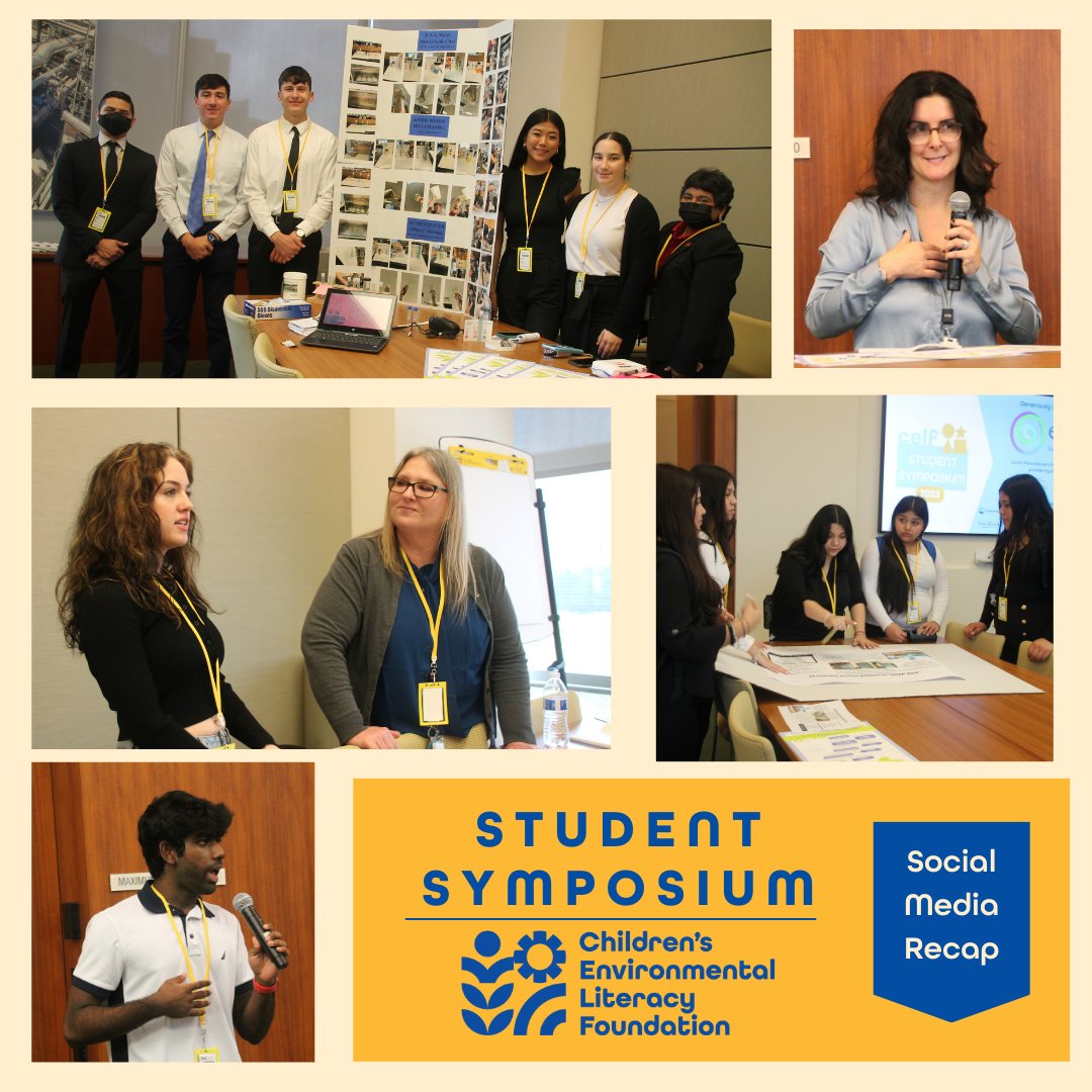 CELFeducation's tweet image. This month CELF had its first in-person #studentsymposium in TX! The event was generously hosted by @EdpRenewables &amp;amp; together, students throughout TX schools showcased projects related to #civicscience, community-based environmental initiatives, &amp;amp; #airquality monitoring.