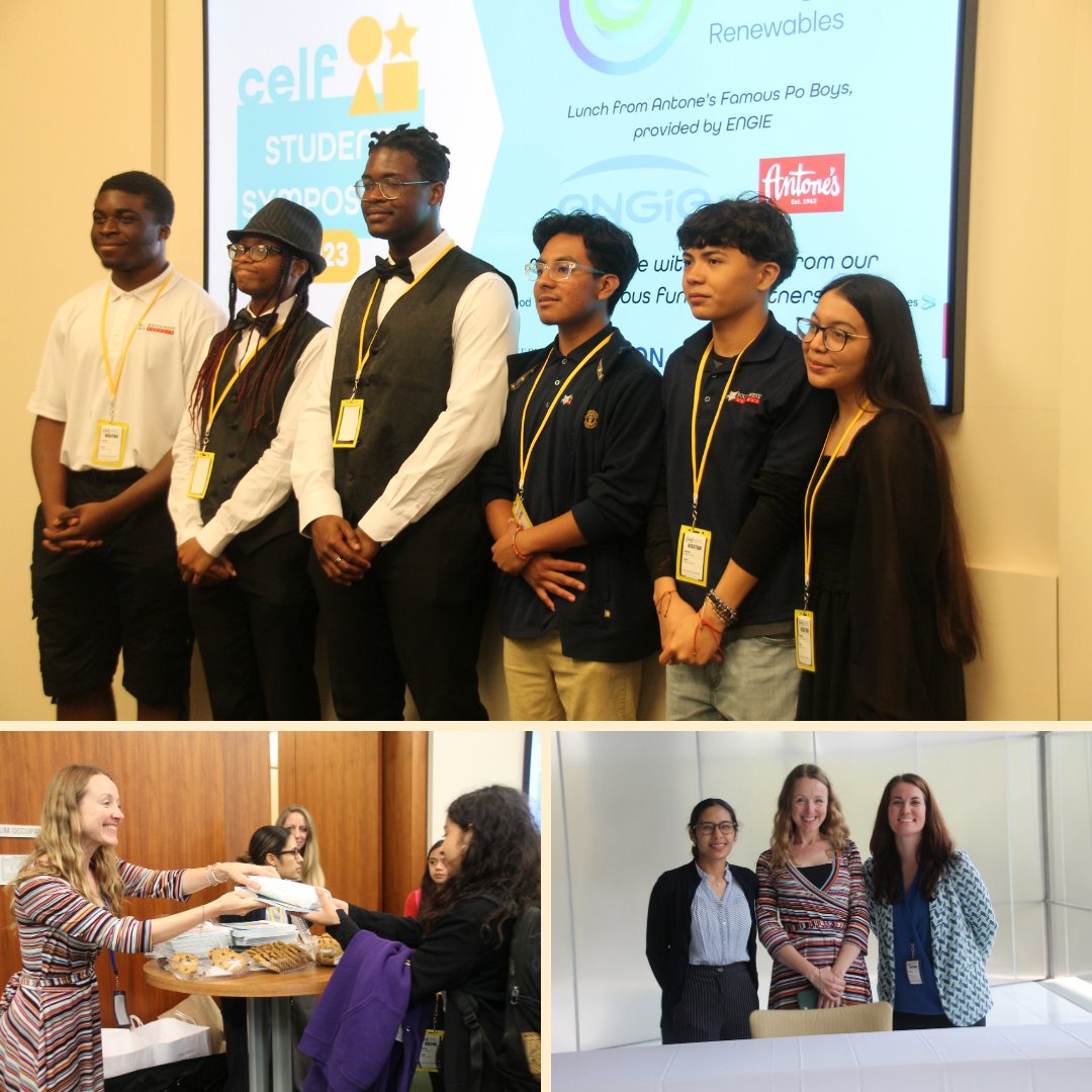 CELFeducation's tweet image. This month CELF had its first in-person #studentsymposium in TX! The event was generously hosted by @EdpRenewables &amp;amp; together, students throughout TX schools showcased projects related to #civicscience, community-based environmental initiatives, &amp;amp; #airquality monitoring.