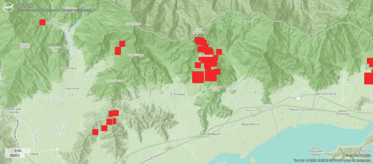 micromve's tweet photo. Parque Nacional Henri Pittier Incendios Forestales Detectados
Lat: 10.32093 Lon: -67.7771
Muestra: 16-3-2023 14:09 hora VZLA
Resplandor 76,7°C
#SanJoaquin #Carabobo
Fuente: @NASA #FIRMS
Satélites JPSS-1, EOS AM-1 y S-NPP
https://t.co/bAx4qwDXnU https://t.co/oIpGpyZMio