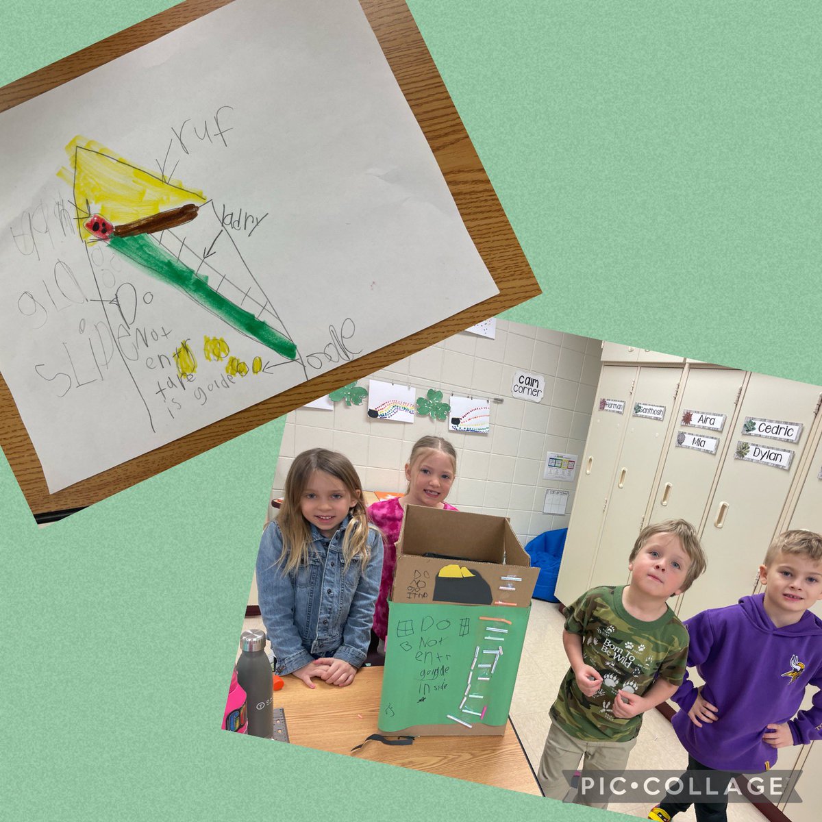 mschultzPLS's tweet photo. Today students planned and created traps to catch that pesky leprechaun! Such a fun way to use all of our STEM and cooperation skills🍀@JeffersPondPLS @isd719 https://t.co/EdUjePkZu4