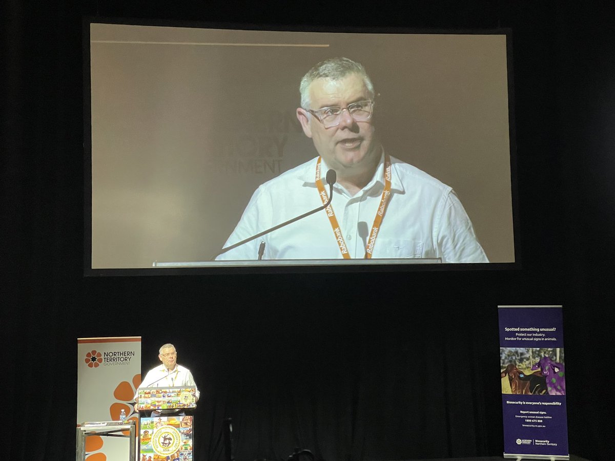 Agriculture Minister <a href="/MurrayWatt/">Senator Murray Watt</a> tells the <a href="/NTCattlemen/">NTCA</a> conference there’s much to celebrate about the cattle industry in the NT. He has thanked producers for their contribution to the economy and Australia.