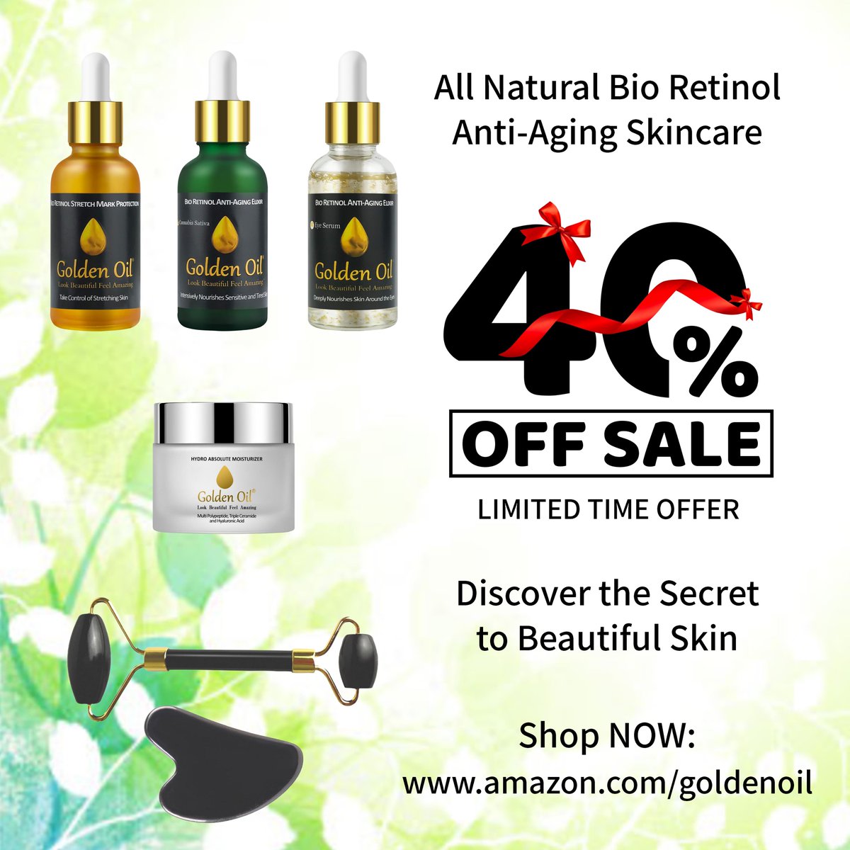 Shop NOW: amazon.com/goldenoil

#skin #bebadass #stayhumblehustlehard #pickyourselfup #selfmotivate #headheldhigh #goforyourgoals #skincaregoals #skincareaddict #skincareblogger #skincareproduct #skinroutine #skincareroutine #skincareroutines #skincarethatworks #skincarelover