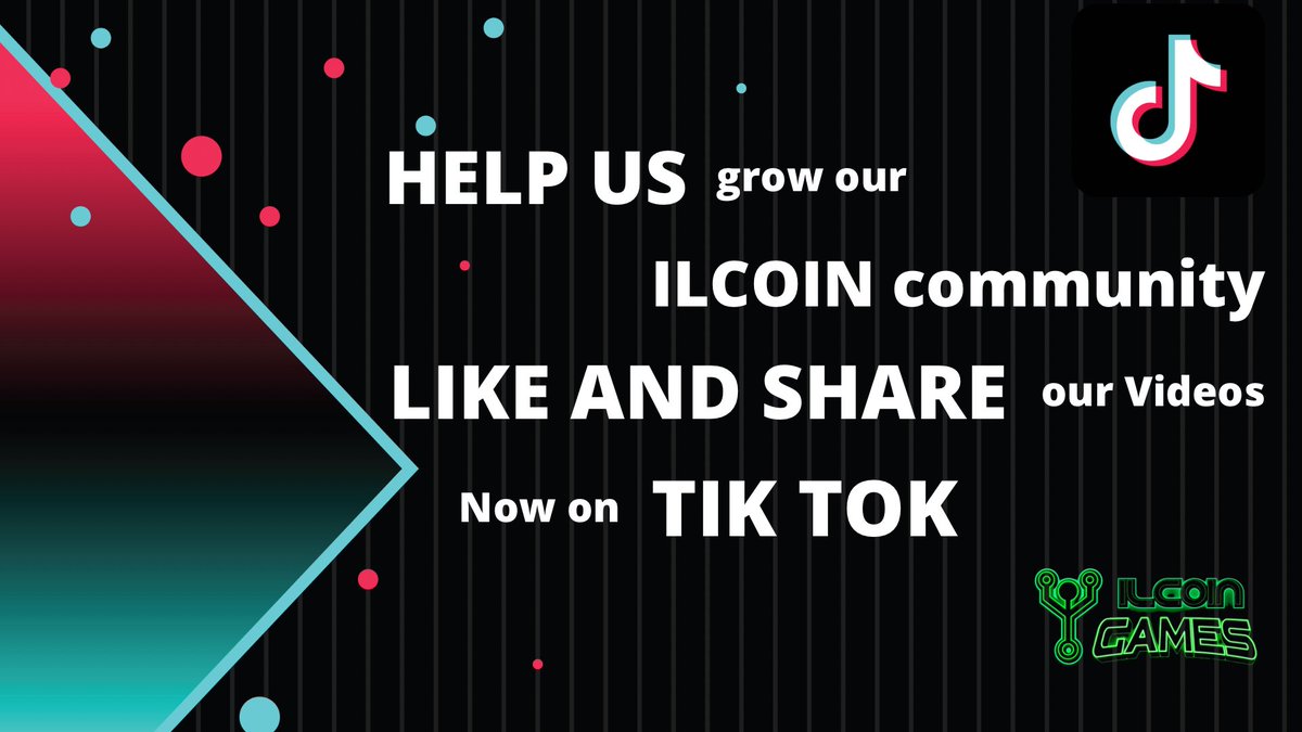 Ilcoin_B_P's tweet photo. 📣 Help us grow our ILCOIN community, like and share our videos. 
Now on #TikTok! 

https://t.co/hKbuTwJTfN #ilcoin https://t.co/76RI2pqxEx