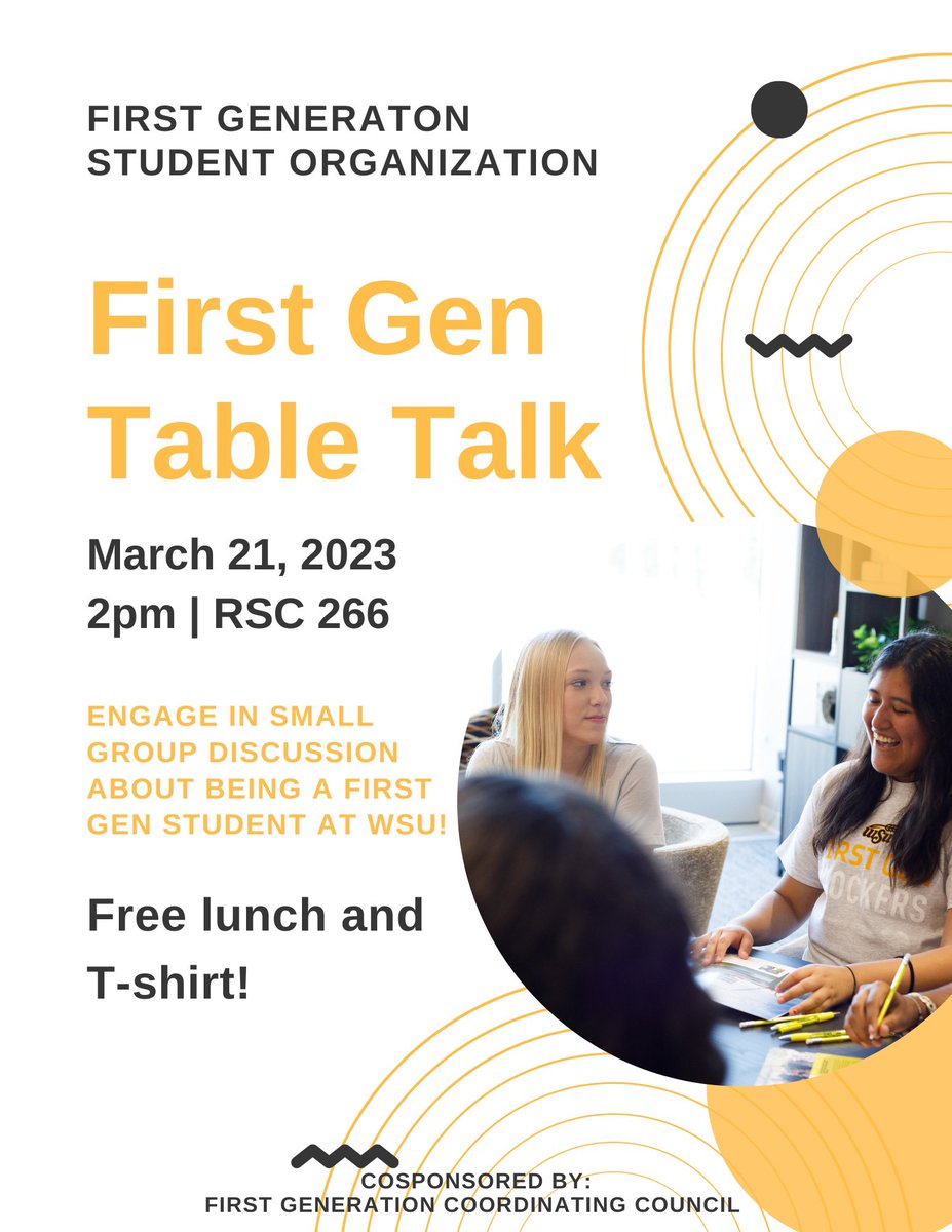 WSU First Generation Student Organization tweet media