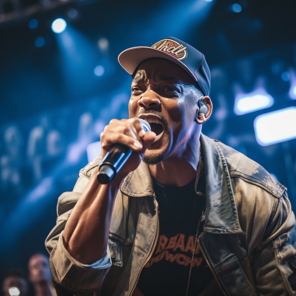 NEONWAVVES's tweet image. "Forget the chopper
 I "will" get it slappin on stage like I'm at the Oscars" - @willsmith

Will Smith is a top 5 great. #barsisback #urltv #midjourneyv5 #WillSmith