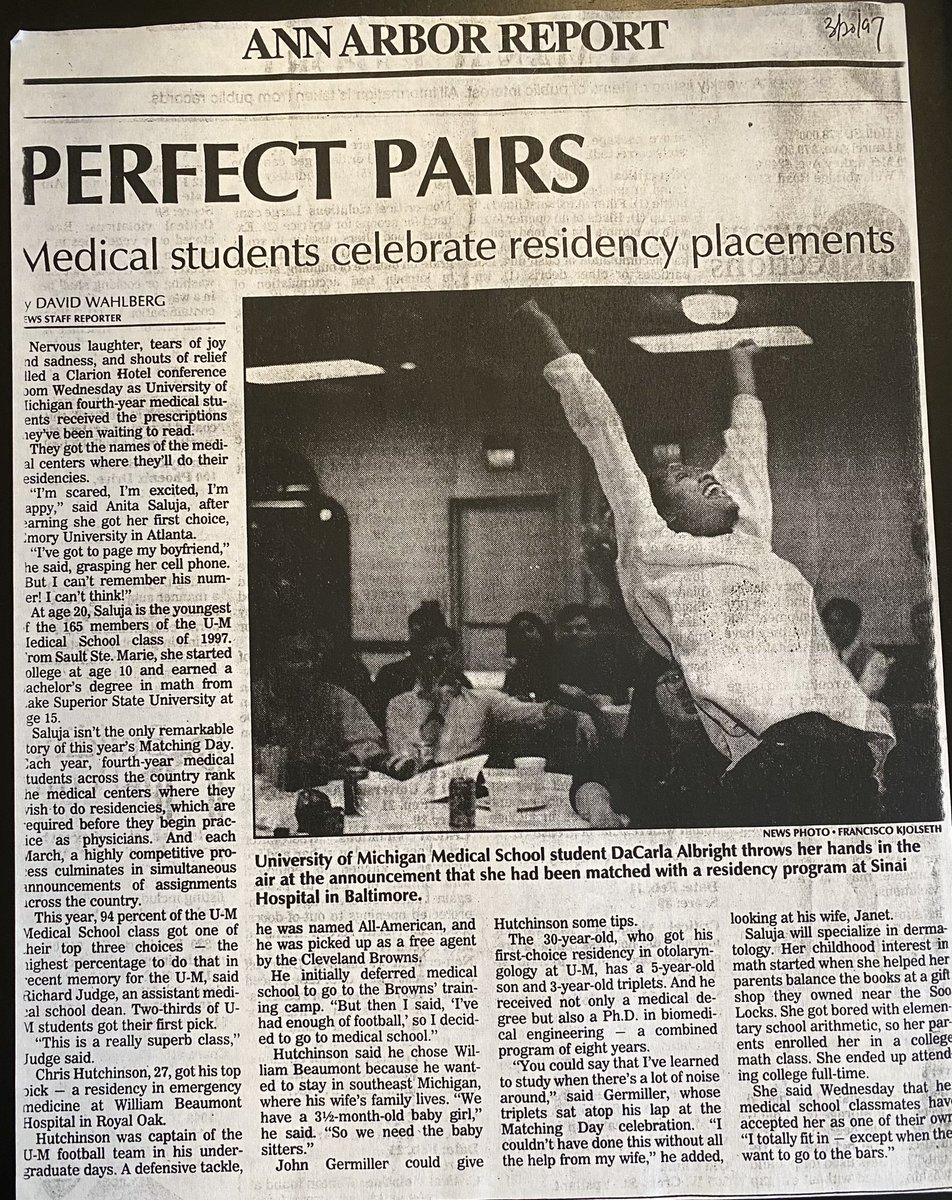 Decorations up! Match Day loading!! So excited for tomorrow!!! Remembering when…
#PSOMMatch2023
#Match2023 
#studentaffairsdean 
#amatchmadeinmichigan1997
<a href="/PennMedicine/">Penn Medicine</a> <a href="/UMichMedSchool/">University of Michigan Medical School</a>