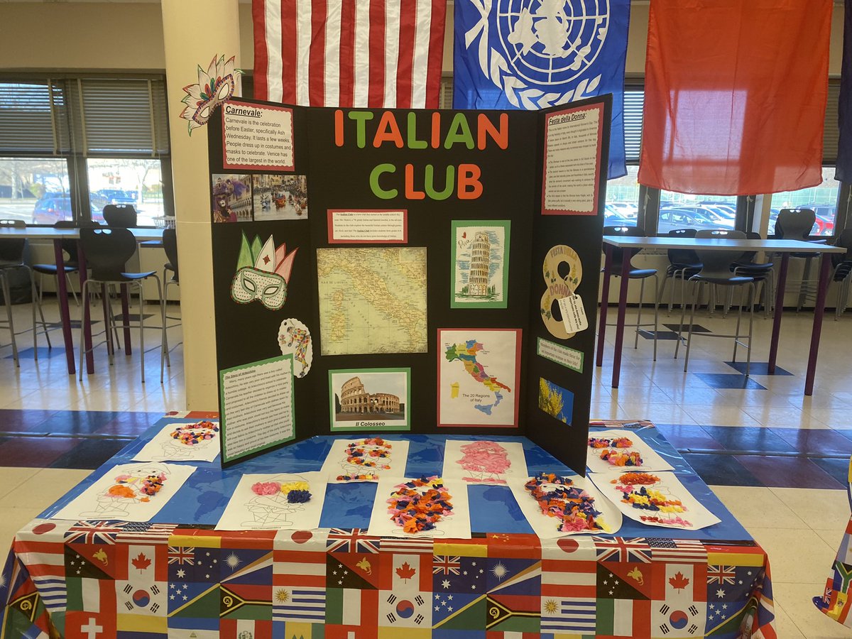 HirjiRabia's tweet photo. It was so heartwarming to see the amazing work our students do in our multicultural clubs on display last night! @StephSchuENL @m_finnerty @CaitBaldyga @Ms_Stanco @CamardaMasina @JaclynBrady17 @CassJohnson1197 @JessicaKellyENL #Isliprising https://t.co/BnQt86GGEU
