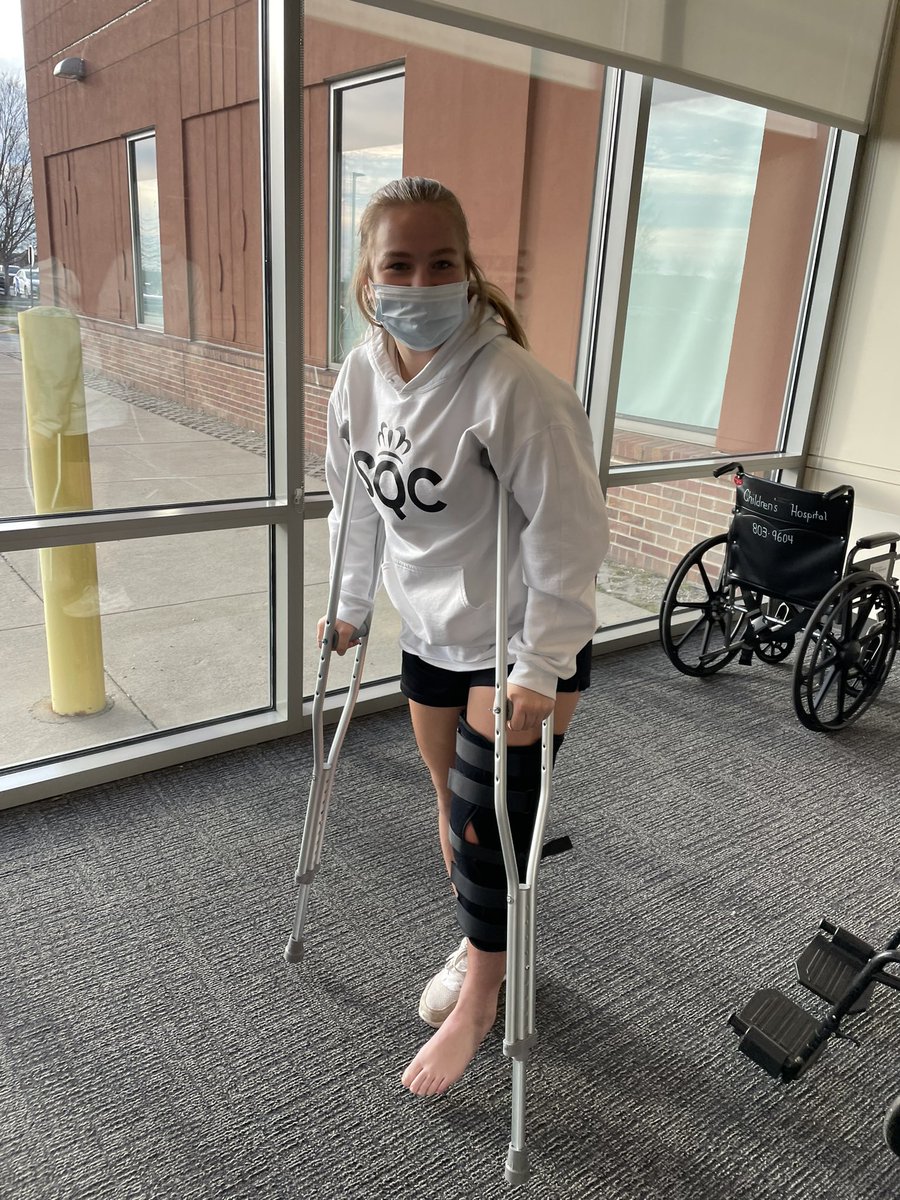 Tore my ACL last week.  I’m bummed, but I’m thankful for my friends, family and faith. I will come back stronger.  God is good and He knows the plans He has for me.  Jeremiah 29:11 <a href="/SQCsoccer/">SQC - Sporting Queen City</a> <a href="/KHS_KnightsGSOC/">Lady Knights Soccer</a>