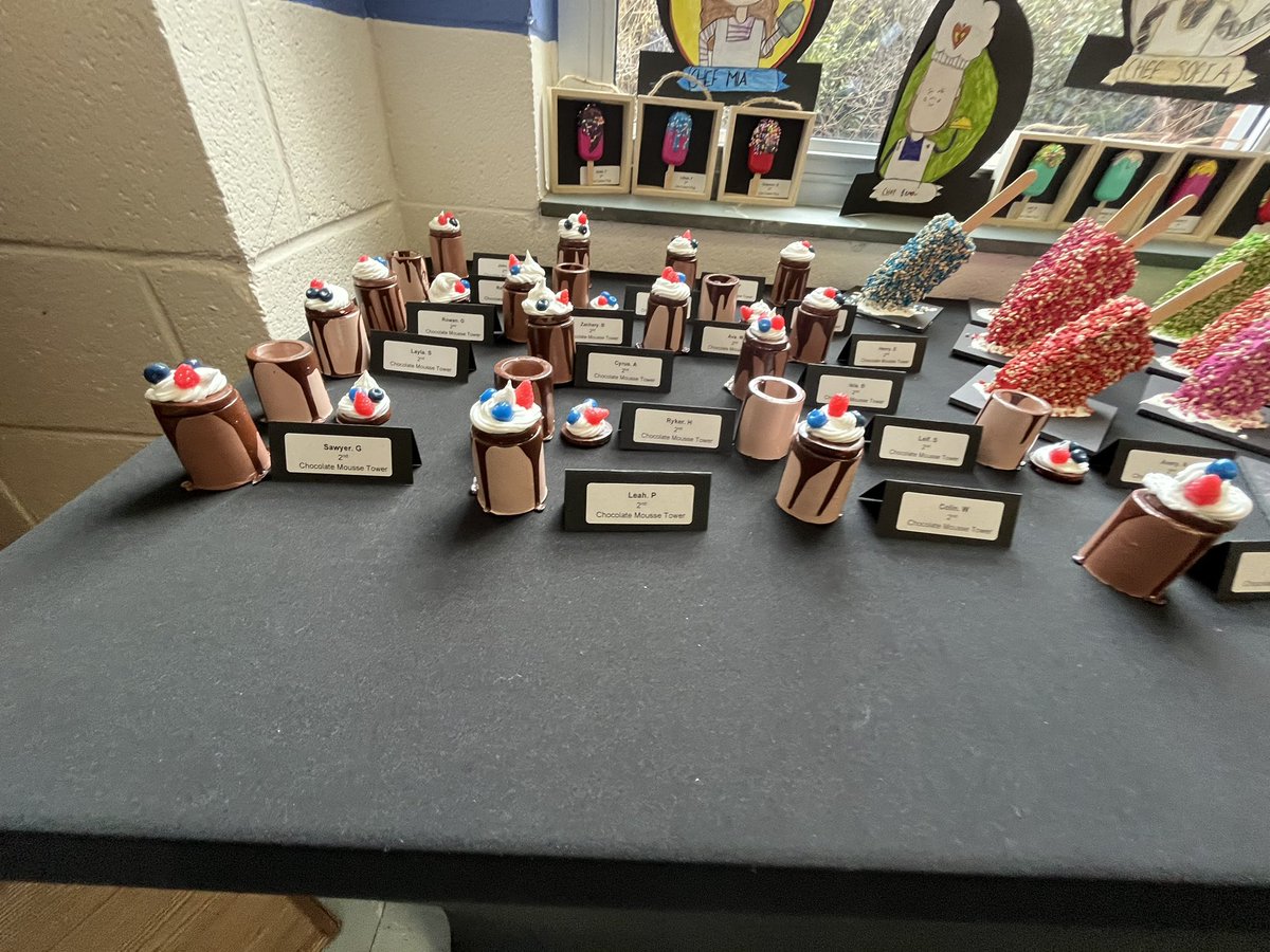 Thank you to our amazing <a href="/BriarcliffES/">Briarcliff ES</a> art teacher Mrs. Liddelow and our art club students! They made me hungry!!