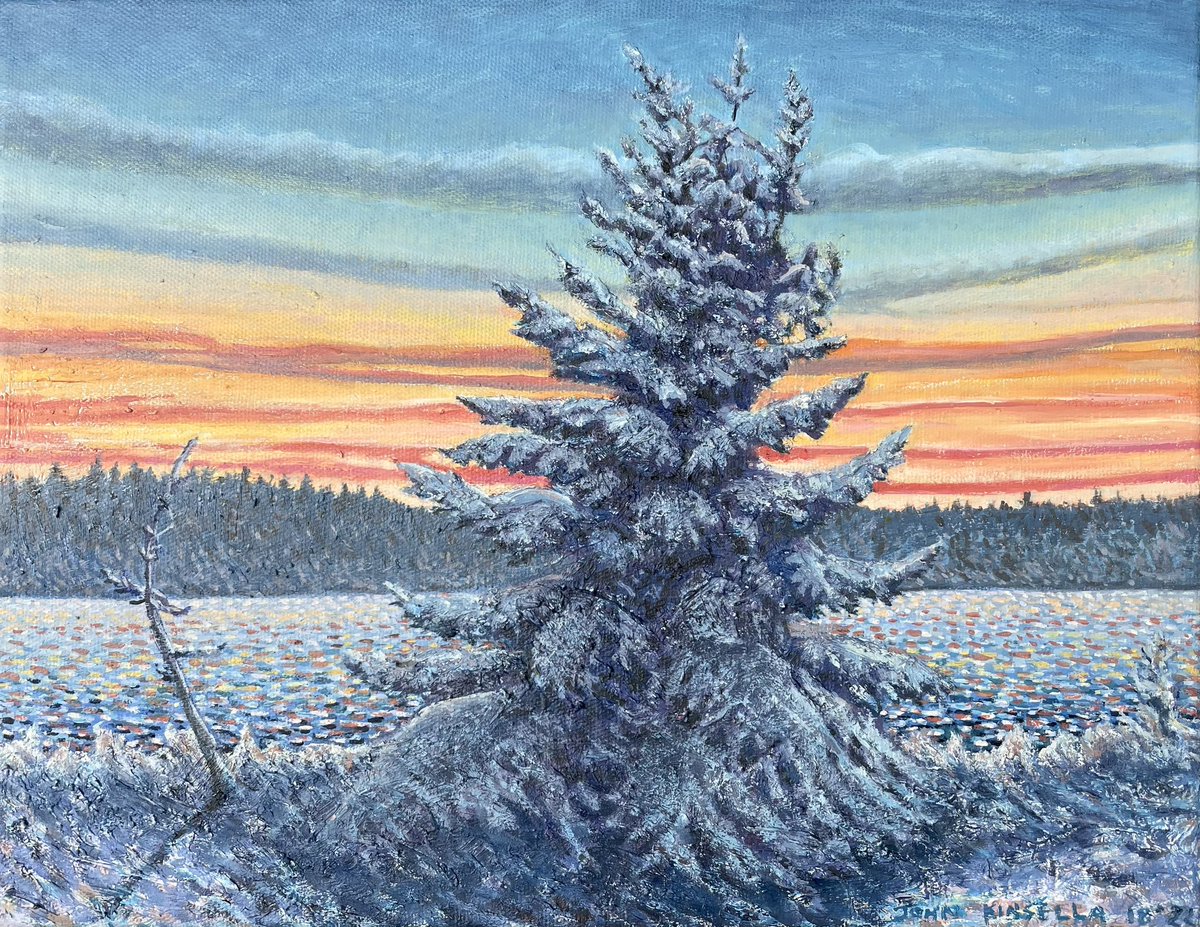 johnkinsella52's tweet photo. Here’s to the last few days of winter-
Leaning Pines, We Carry Each Other
2021
Oil on canvas
11 x 14 inches
#art #artlovers #oilpainting #painting #lastdaysofwinter @Anishinabe_Life @kimahesse @Muskoka411 @worthSeeingPic @sharon_coco @LeaOpitz https://t.co/ydfGpzyKu8