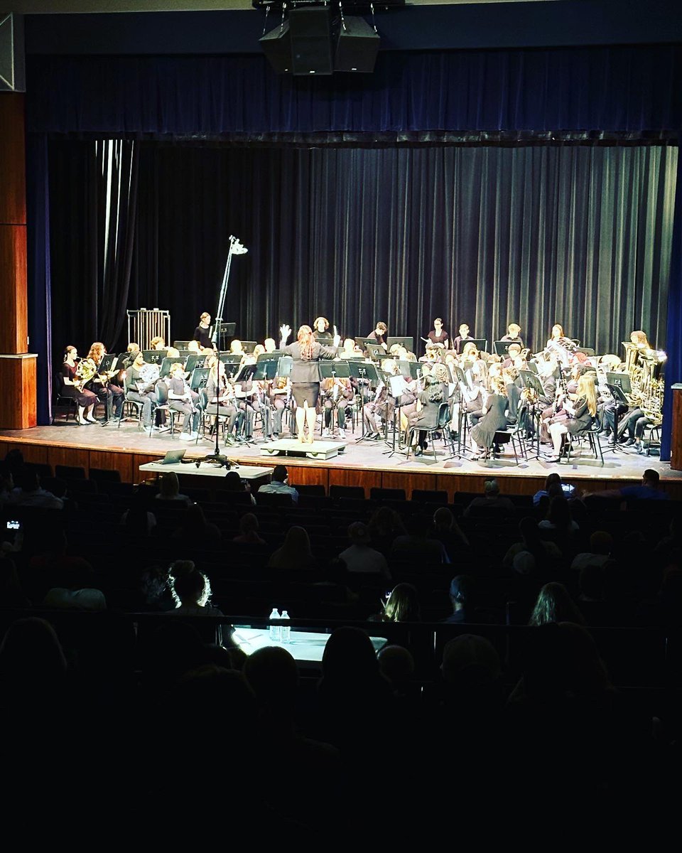 Awesome night with our MS Bands at their Pre UIL Concert!