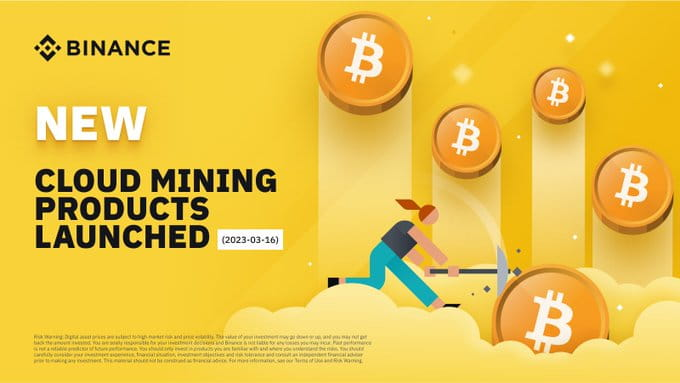antrade_io's tweet photo. #Binance is launching a new batch of Cloud Mining products for #BTC mining.
#BNB #mining #AntBot https://t.co/LseKdxDVuq
