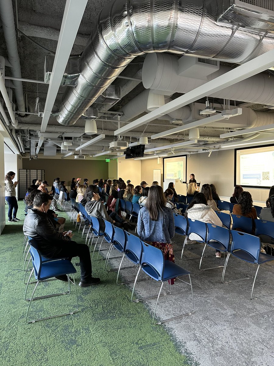 Look at this amazing ratio of folks in audience at our #InternationalWomansDay event at <a href="/GDGSanFrancisco/">GDG San Francisco</a> <a href="/GDGCloudSF/">GDG Cloud SF</a> 

So excited to be back in person and working with this amazing community 🎉