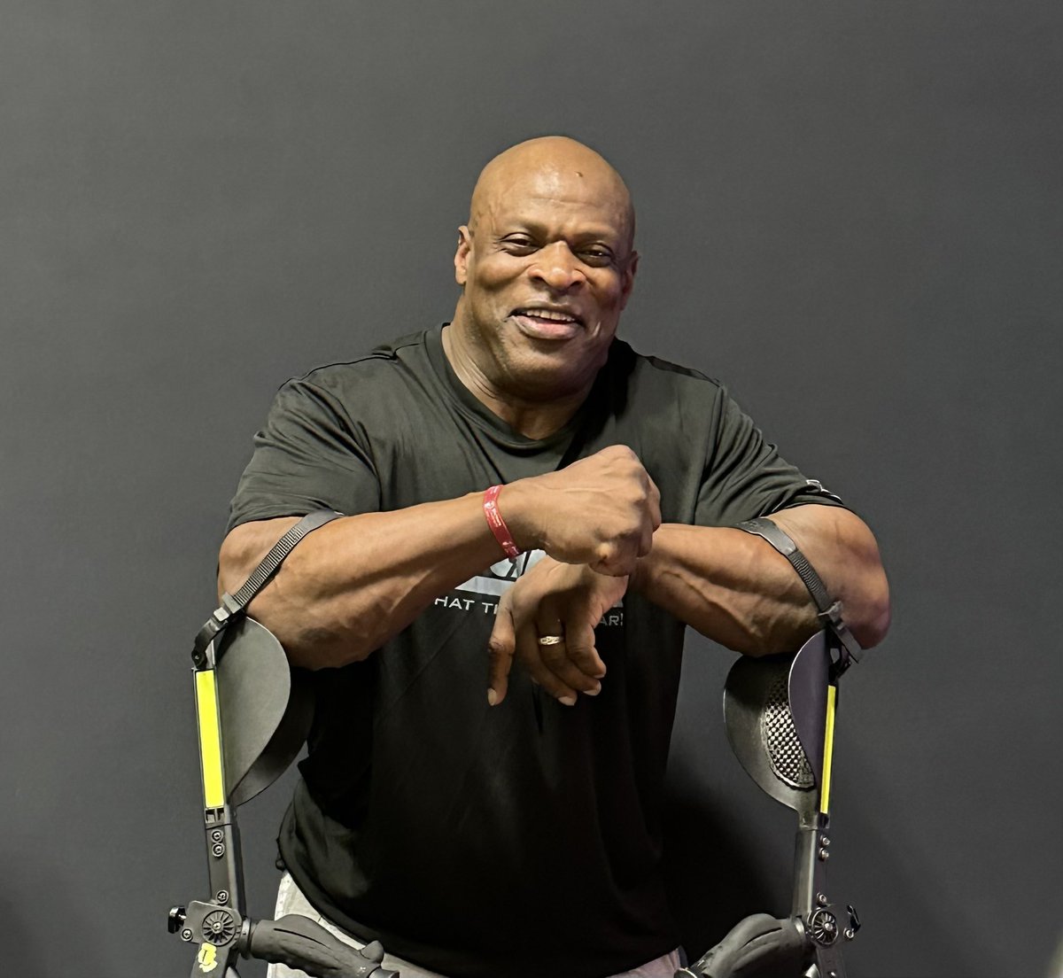 Oh hey Ronnie Coleman. Thanks for reppin’ that #ShrinersChildrens wristband. #yeahbuddy