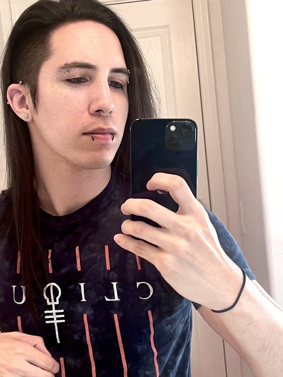 Entoan on Twitter "Ears gauges, industrial, 2 new eyebrow piercings 😋"