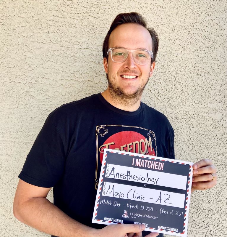 Throwback to the match days of some of our current residents in preparation for Match Day 2023 TOMORROW ⭐️ we can’t wait to meet our new interns!! #mayoanesthesia #matchday2023 #anesthesiaresidency #tbt